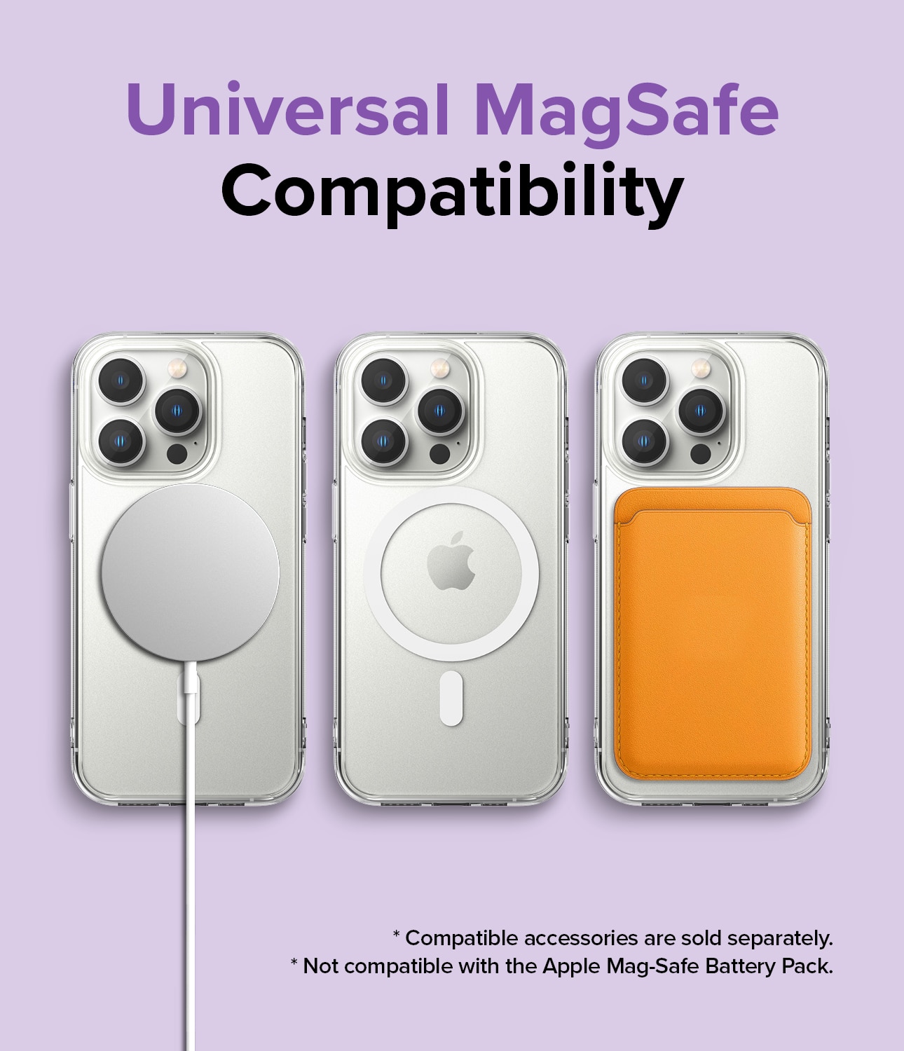 Cover Fusion Magnetic iPhone 14 Pro Max Trasparente
