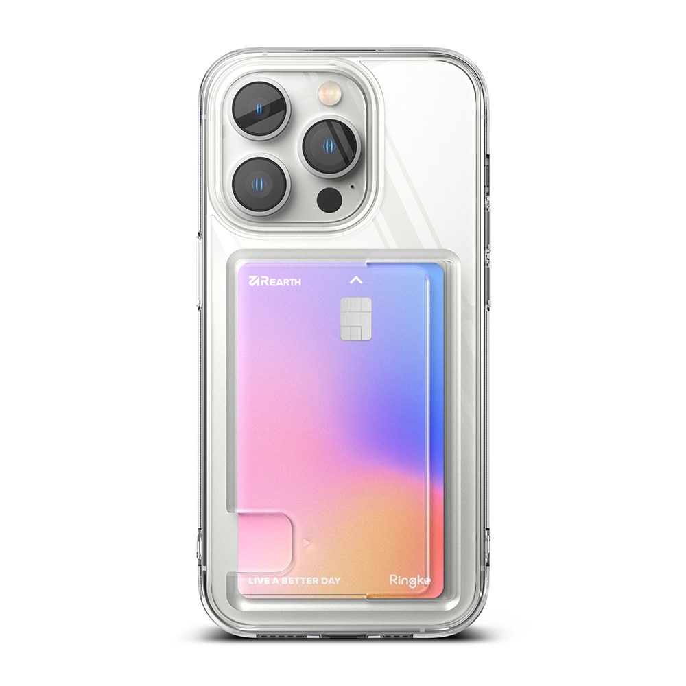 Cover Fusion Card iPhone 14 Pro Max Trasparente