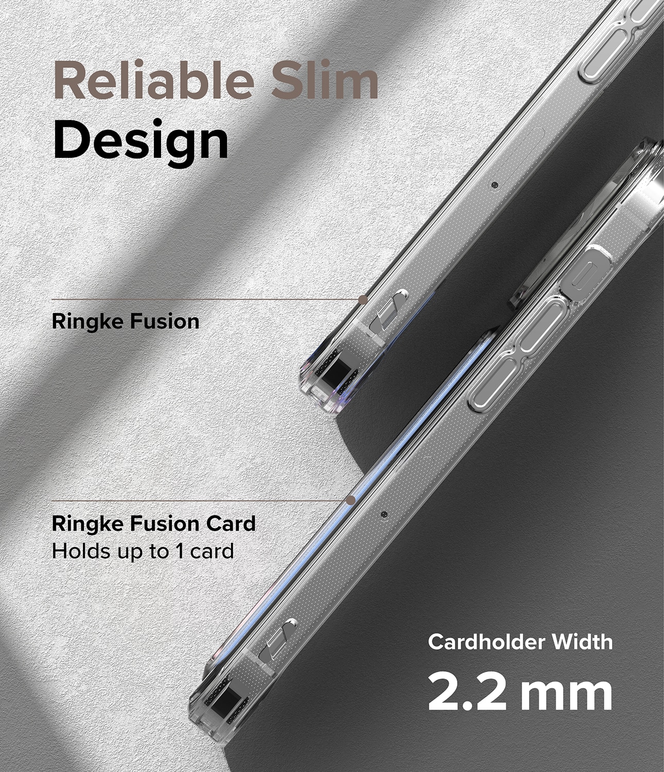 Cover Fusion Card iPhone 14 Pro trasparente