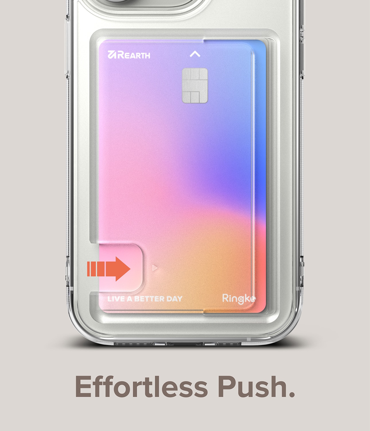 Cover Fusion Card iPhone 14 Pro trasparente