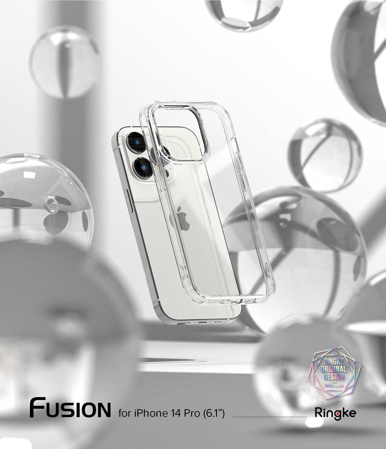 Cover Fusion iPhone 14 Pro Trasparente