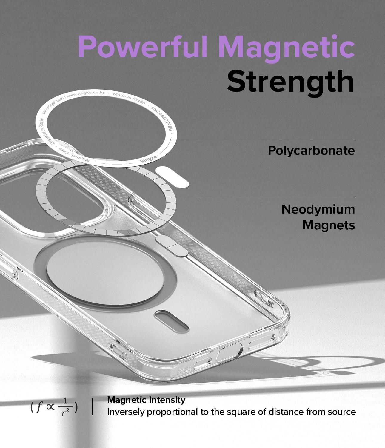Cover Fusion Magnetic iPhone 14 Pro Trasparente