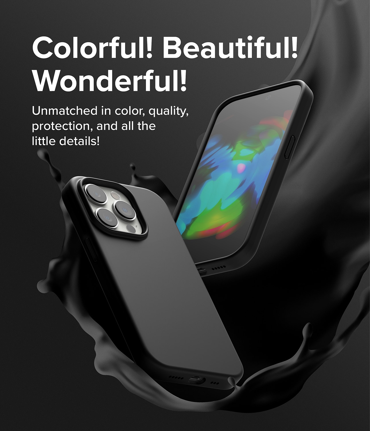 Cover Silicone iPhone 14 Pro Max Black