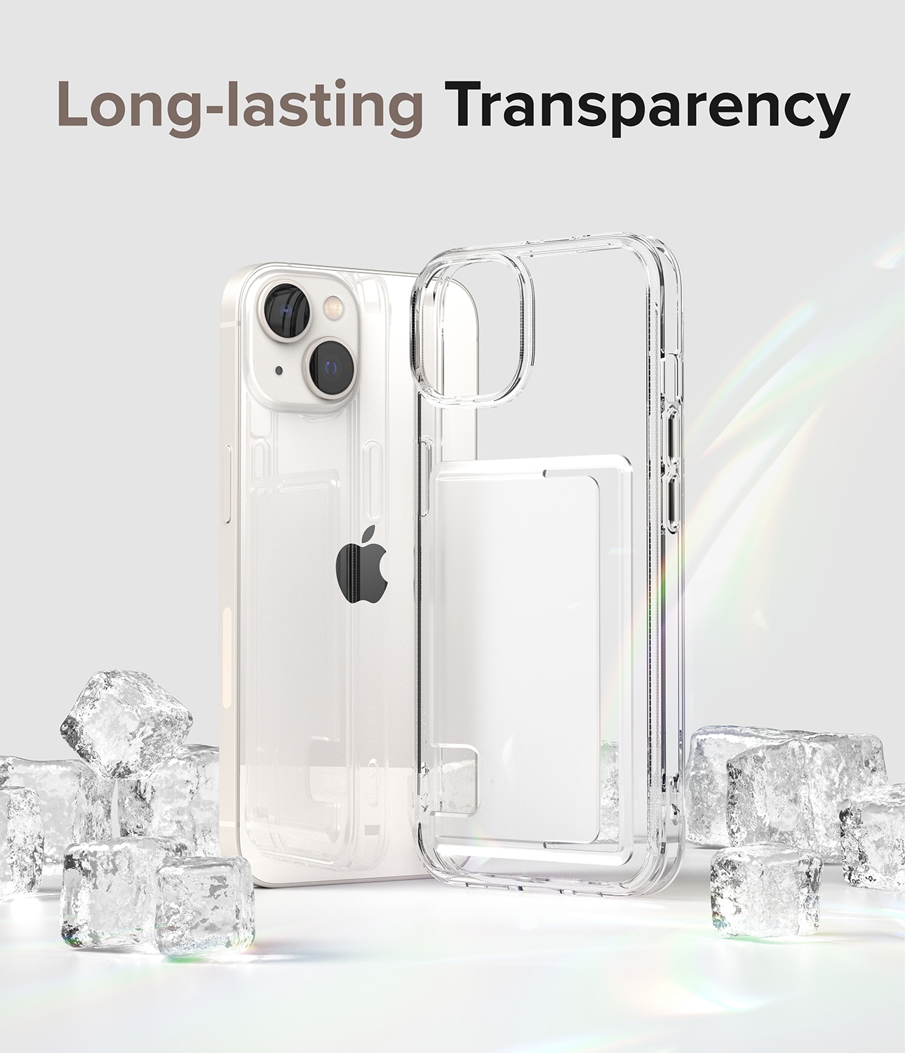 Cover Fusion Card iPhone 14 Plus Trasparente