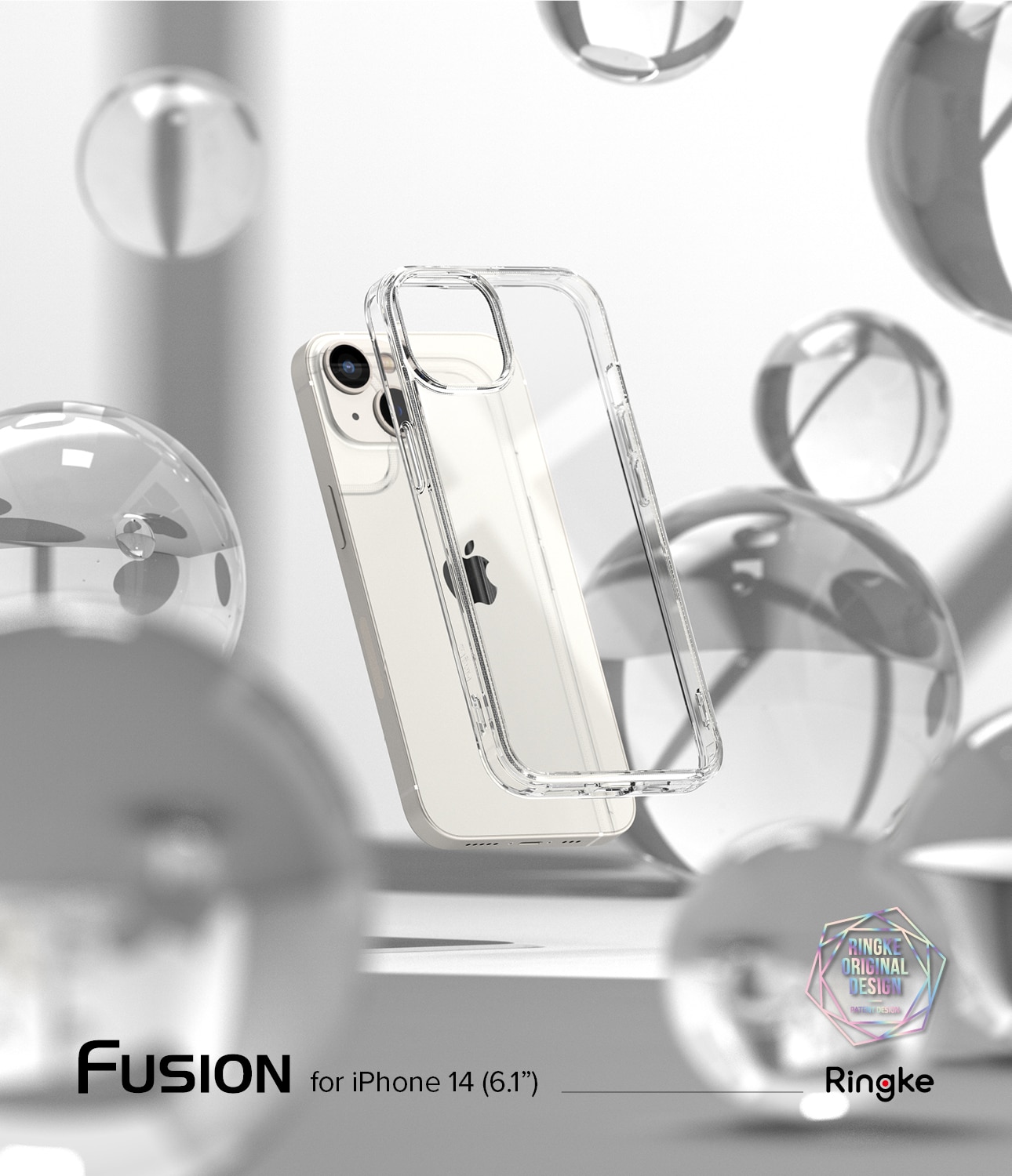 Cover Fusion iPhone 14 Trasparente