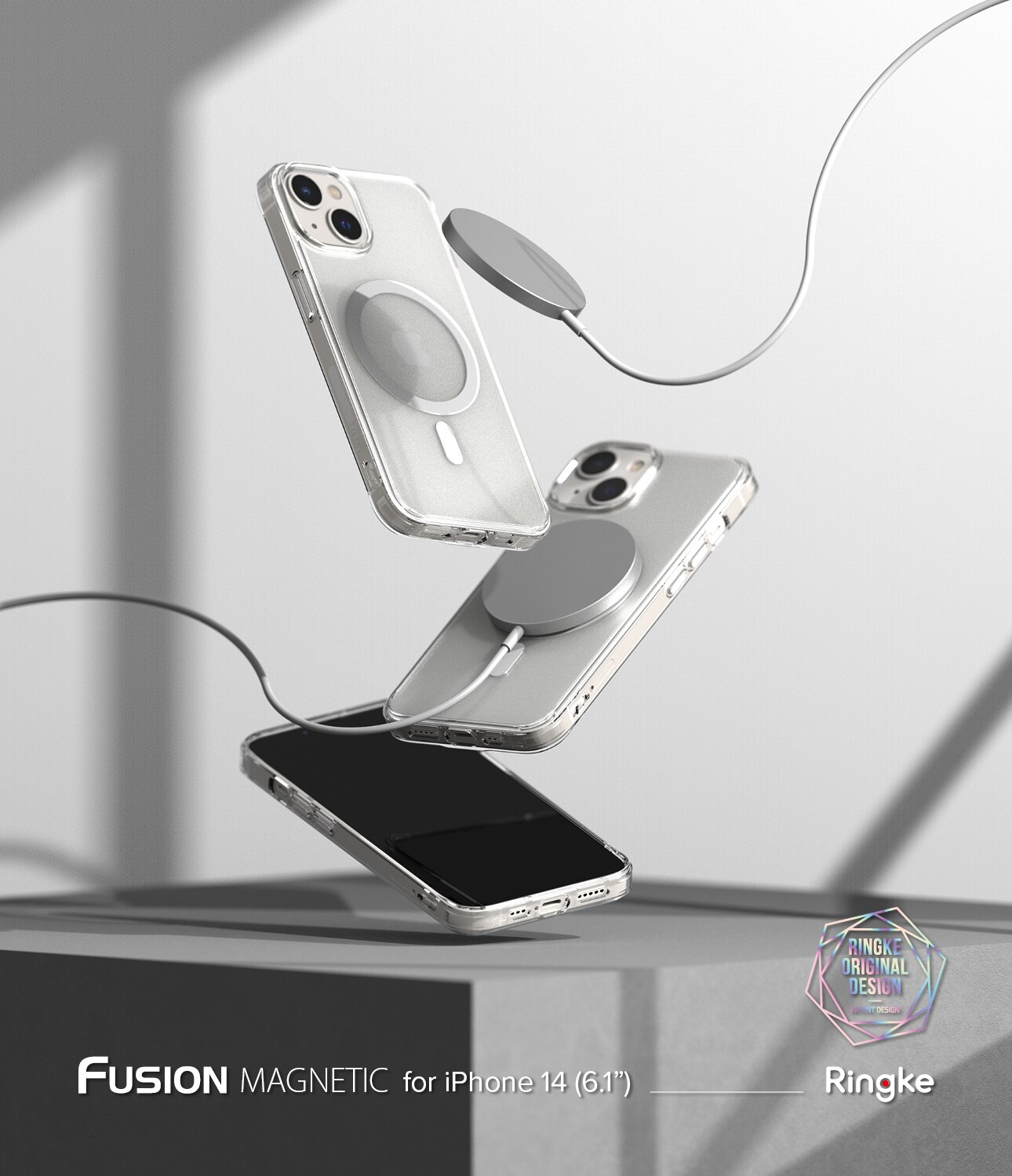 Cover Fusion Magnetic iPhone 14 Trasparente