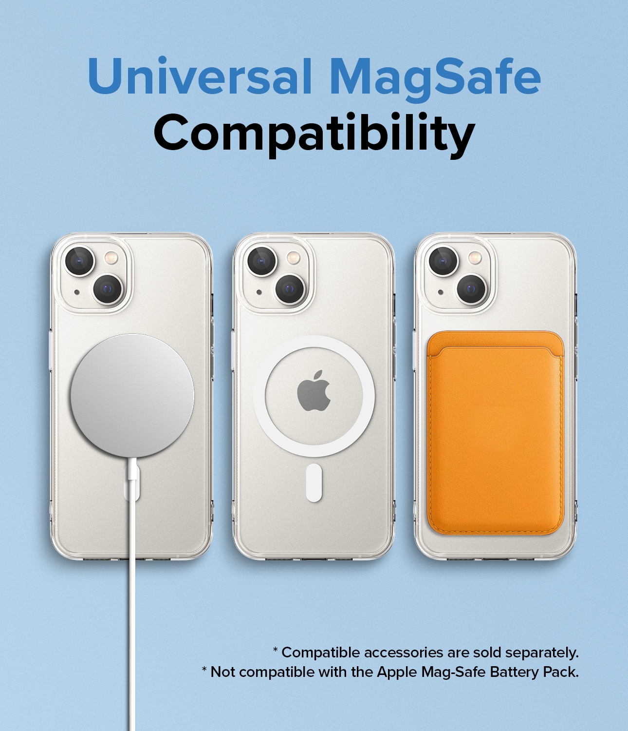 Cover Fusion Magnetic iPhone 14 Plus Trasparente