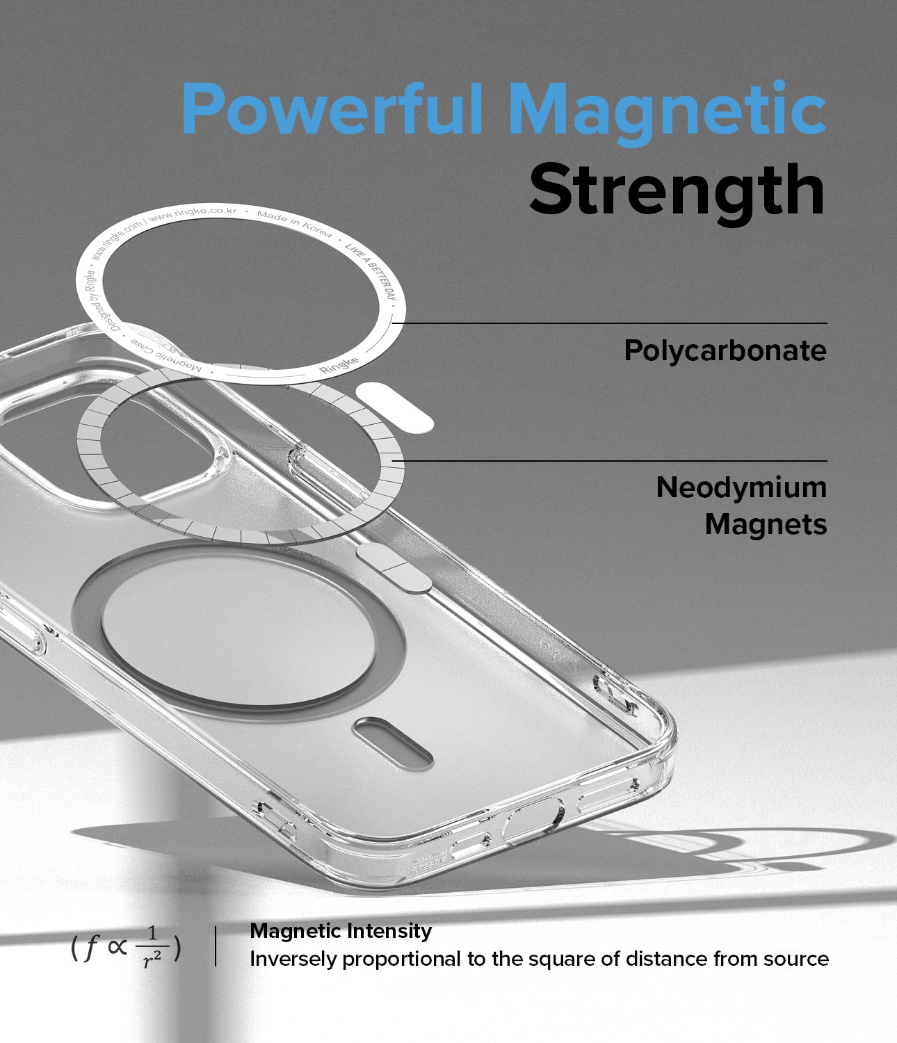 Cover Fusion Magnetic iPhone 14 Trasparente