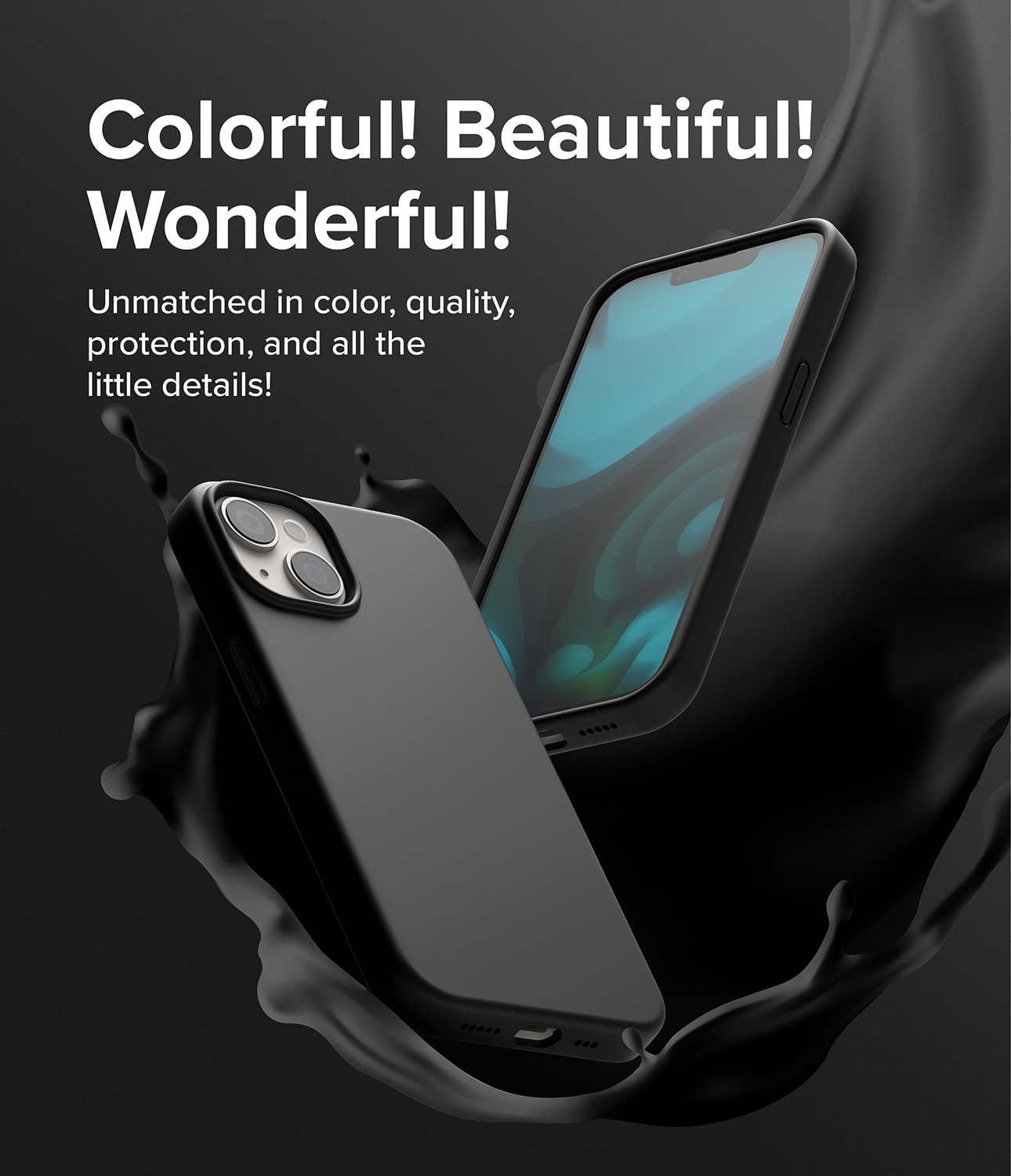 Cover Silicone iPhone 14 Plus Black