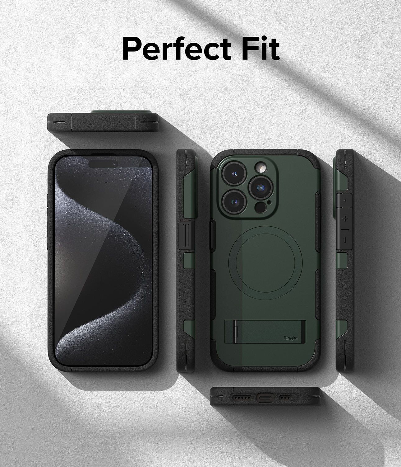 Alles Magnetic Cover iPhone 15 Pro Max Dark Green