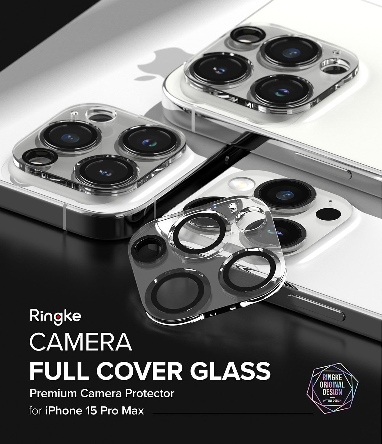 Camera Protector Glass (2 pezzi) iPhone 15 Pro Max Trasparente