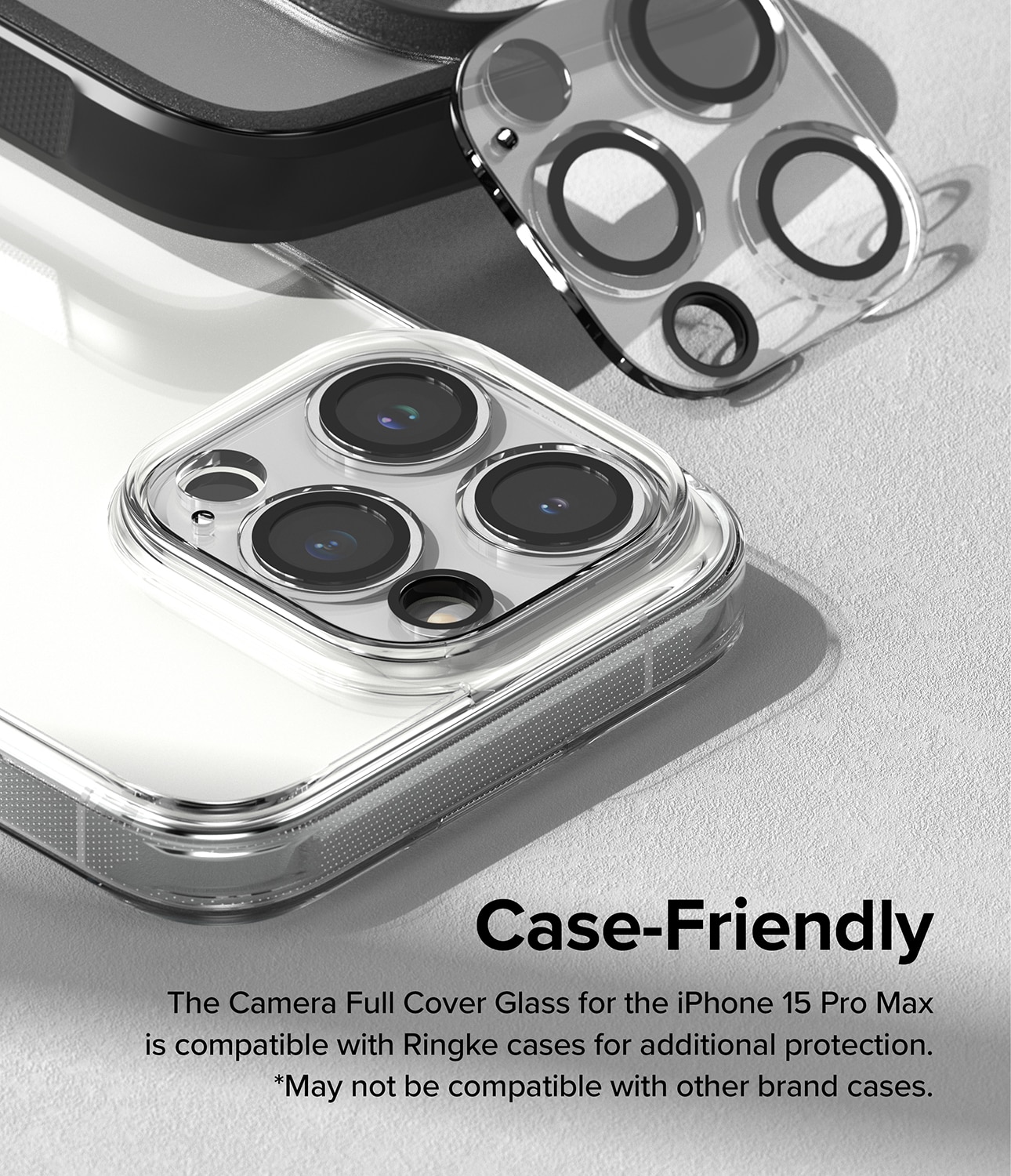 Camera Protector Glass (2 pezzi) iPhone 15 Pro Max Trasparente