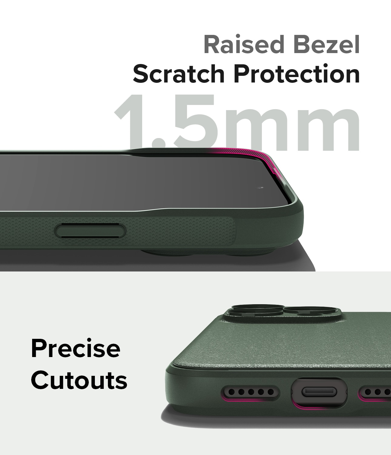 Cover Onyx Magnetic iPhone 15 Pro Max Dark Green