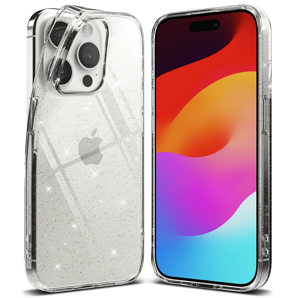 Cover Air iPhone 15 Pro Max Glitter Clear