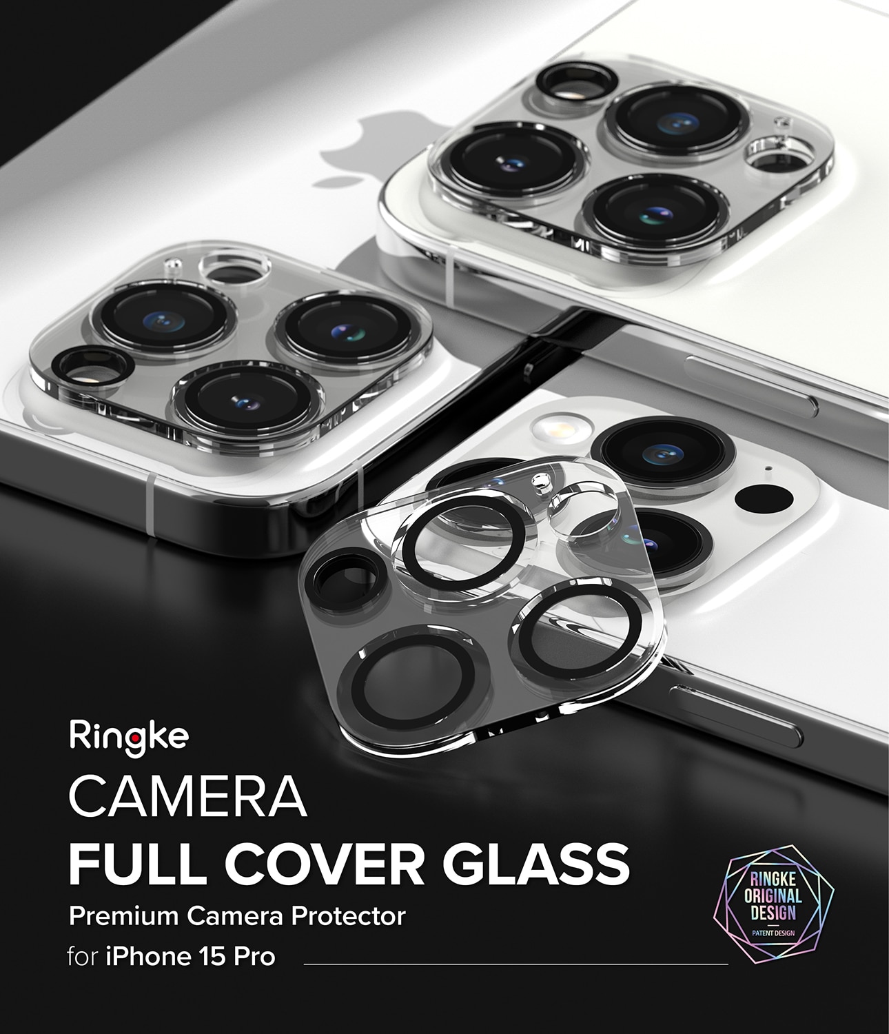 Camera Protector Glass (2 pezzi) iPhone 15 Pro Trasparente