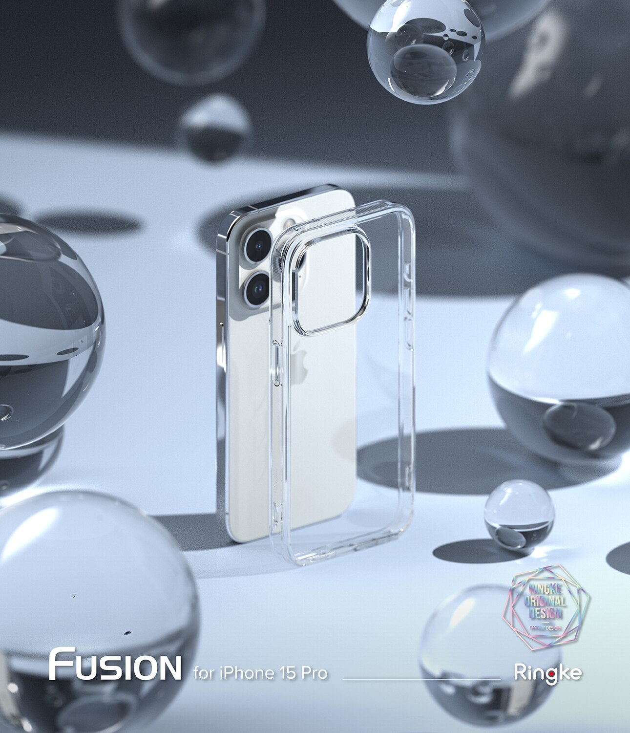 Cover Fusion iPhone 15 Pro Clear