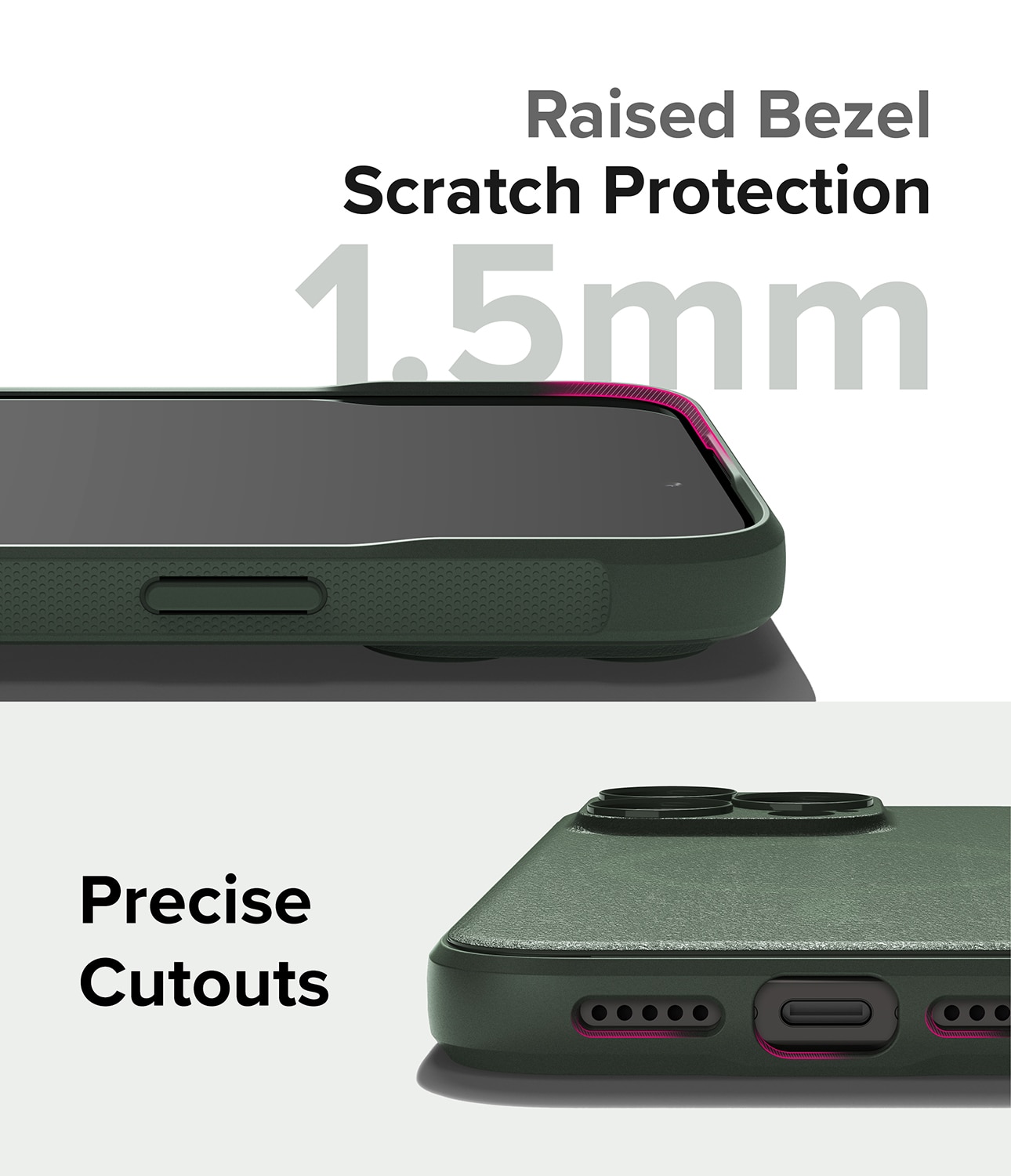 Cover Onyx Magnetic iPhone 15 Pro Dark Green