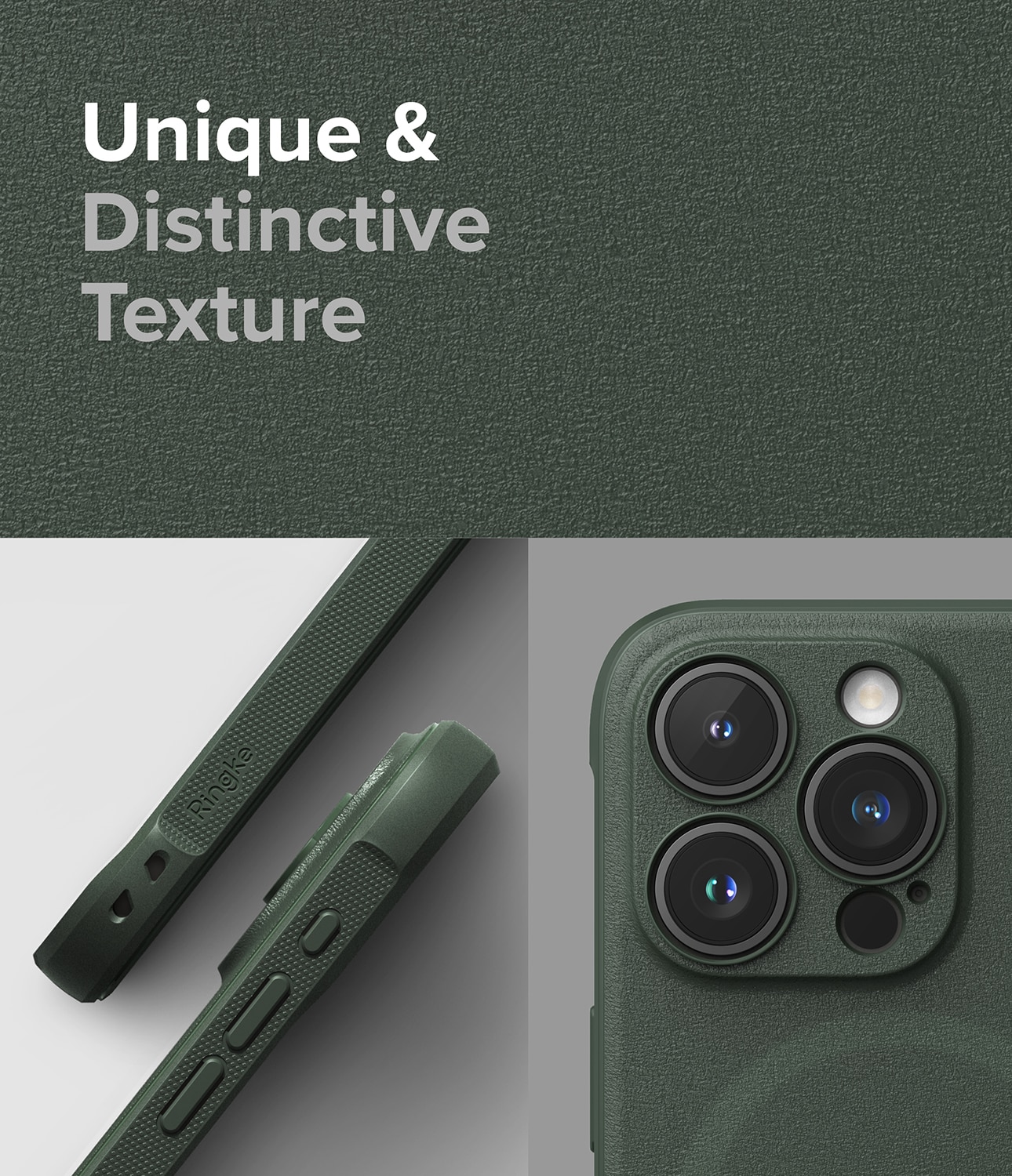 Cover Onyx Magnetic iPhone 15 Pro Dark Green
