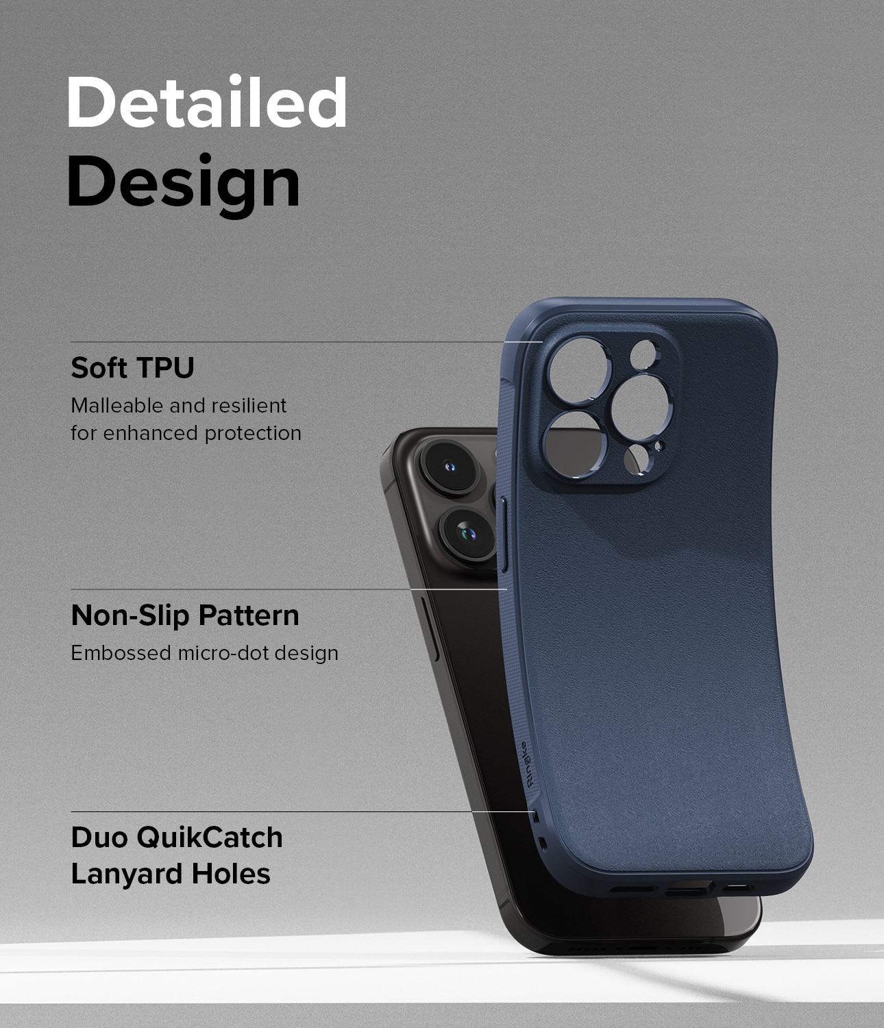 Cover Onyx iPhone 15 Pro Navy