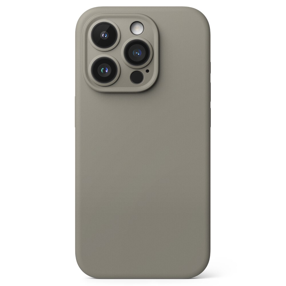 Silicone Magnetic Cover iPhone 15 Pro Gray