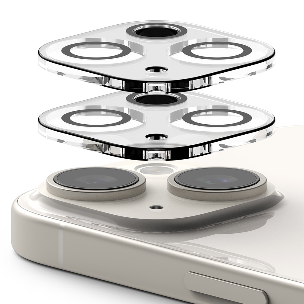 Camera Protector Glass (2 pezzi) iPhone 15 Trasparente