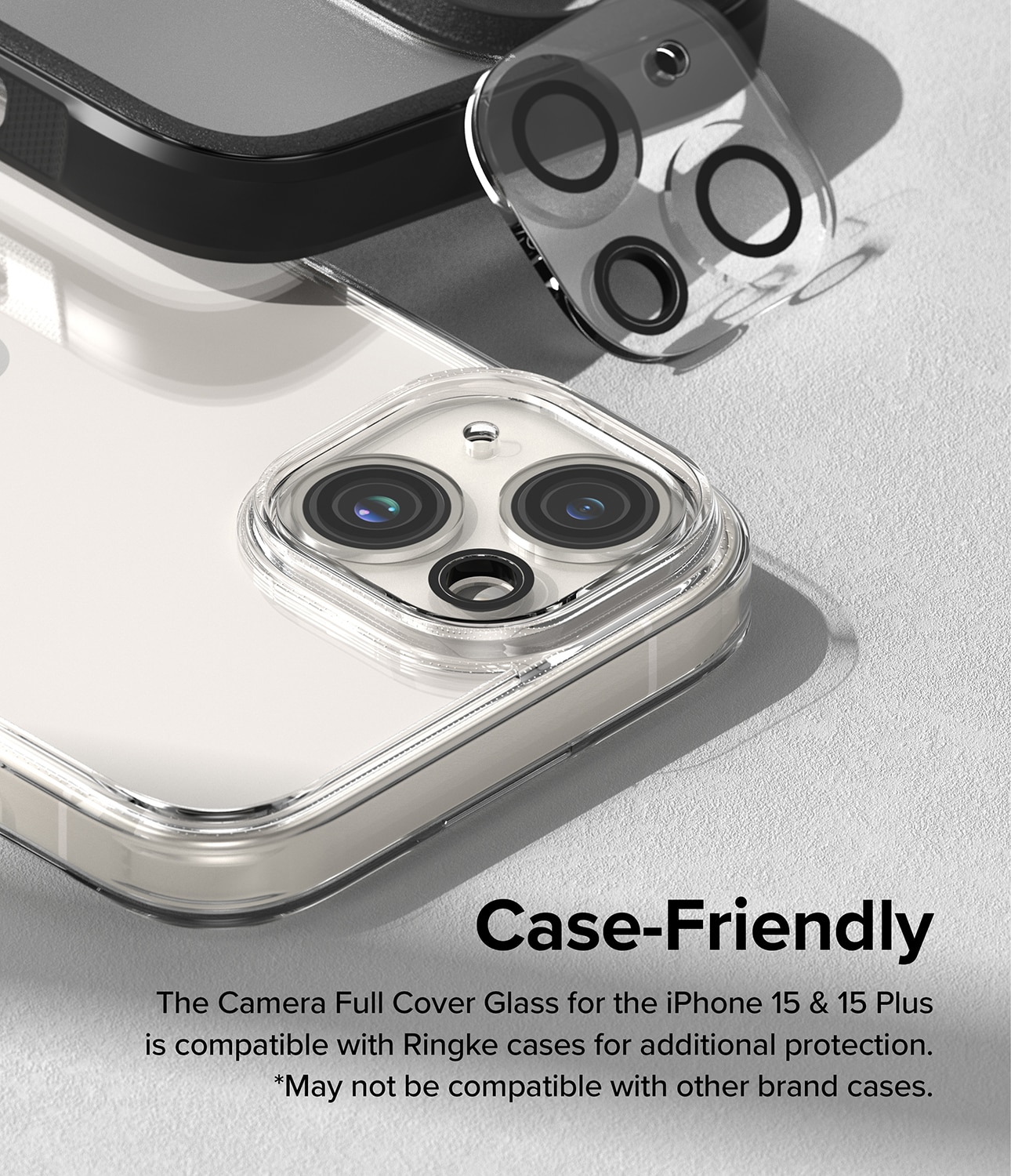 Camera Protector Glass (2 pezzi) iPhone 15 Plus Trasparente