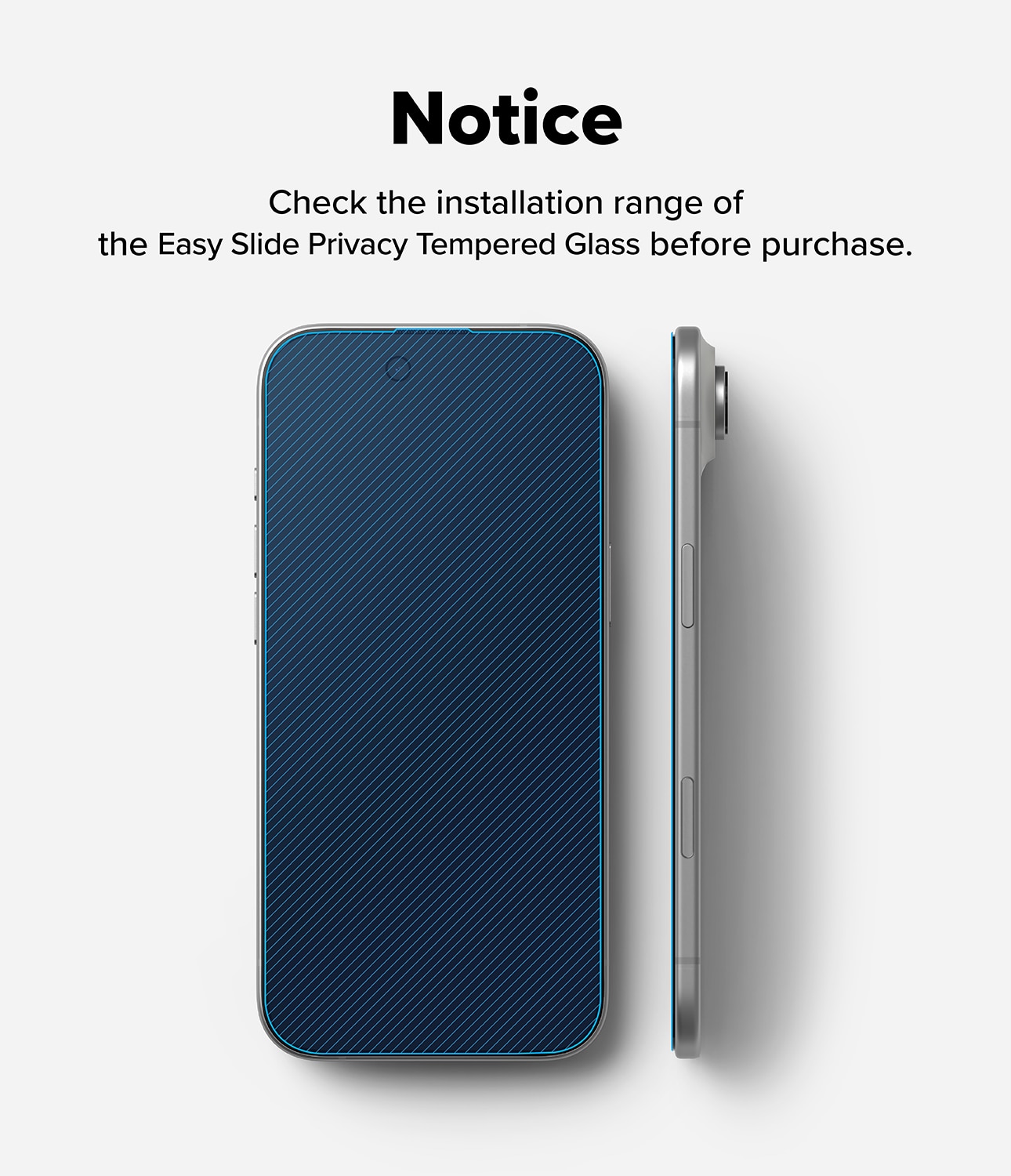 Easy Slide Privacy Glass (2 pezzi) iPhone 17 Air