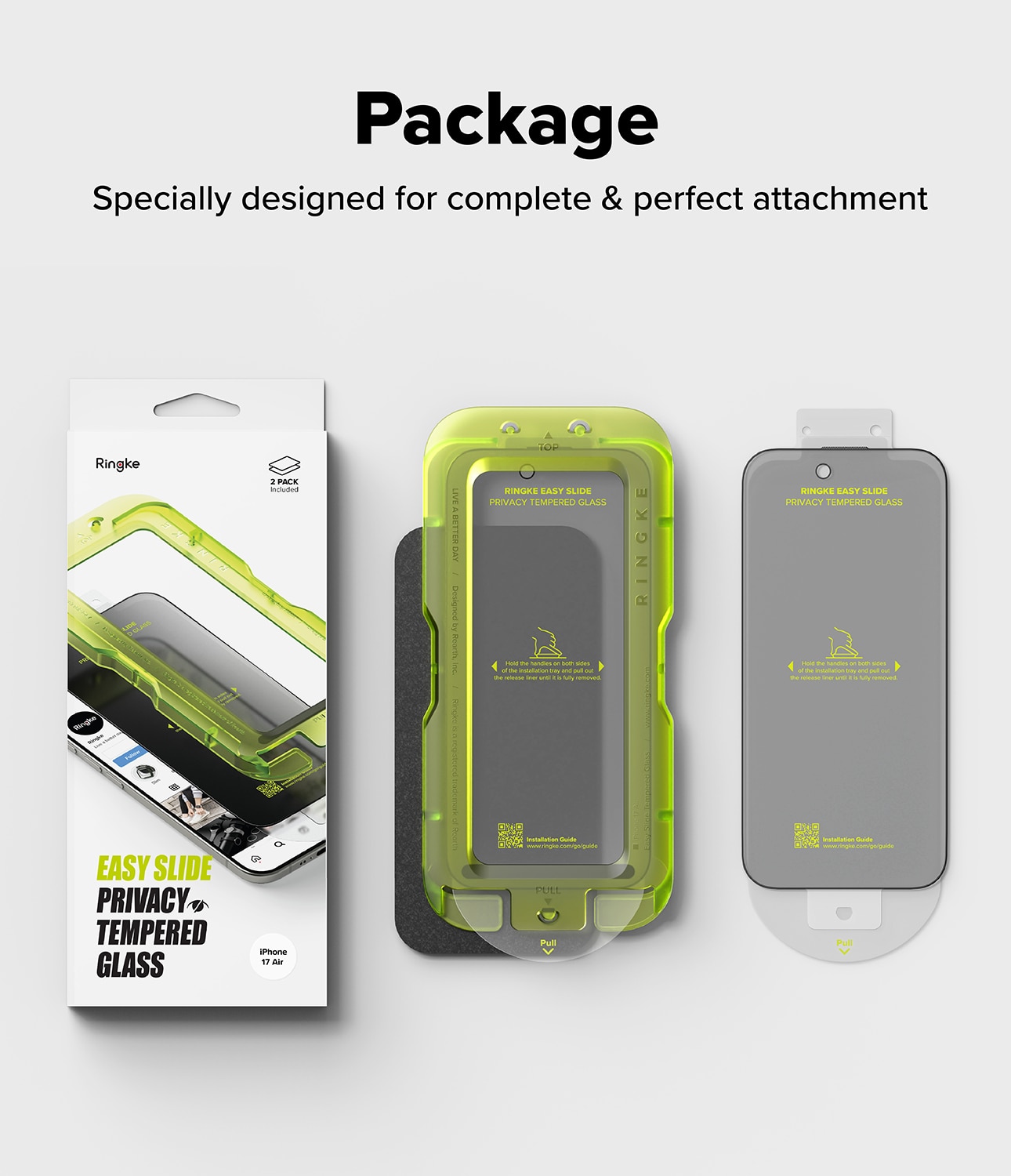 Easy Slide Privacy Glass (2 pezzi) iPhone 17 Air
