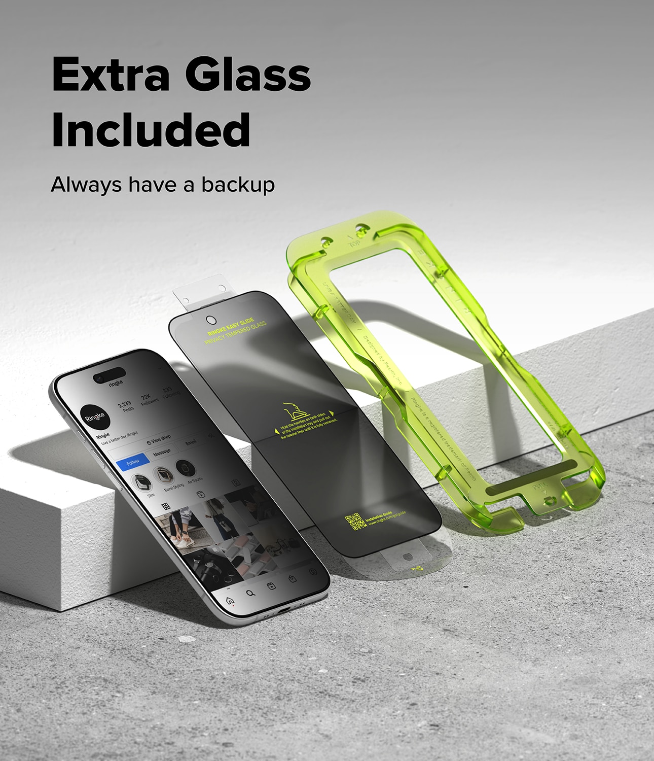 Easy Slide Privacy Glass (2 pezzi) iPhone 17 Air