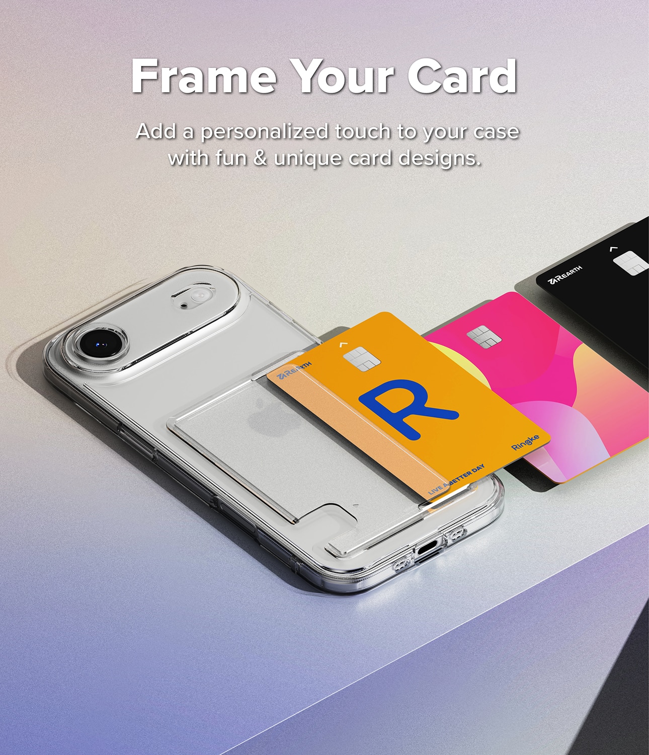 Cover Fusion Card iPhone 17 Air Trasparente