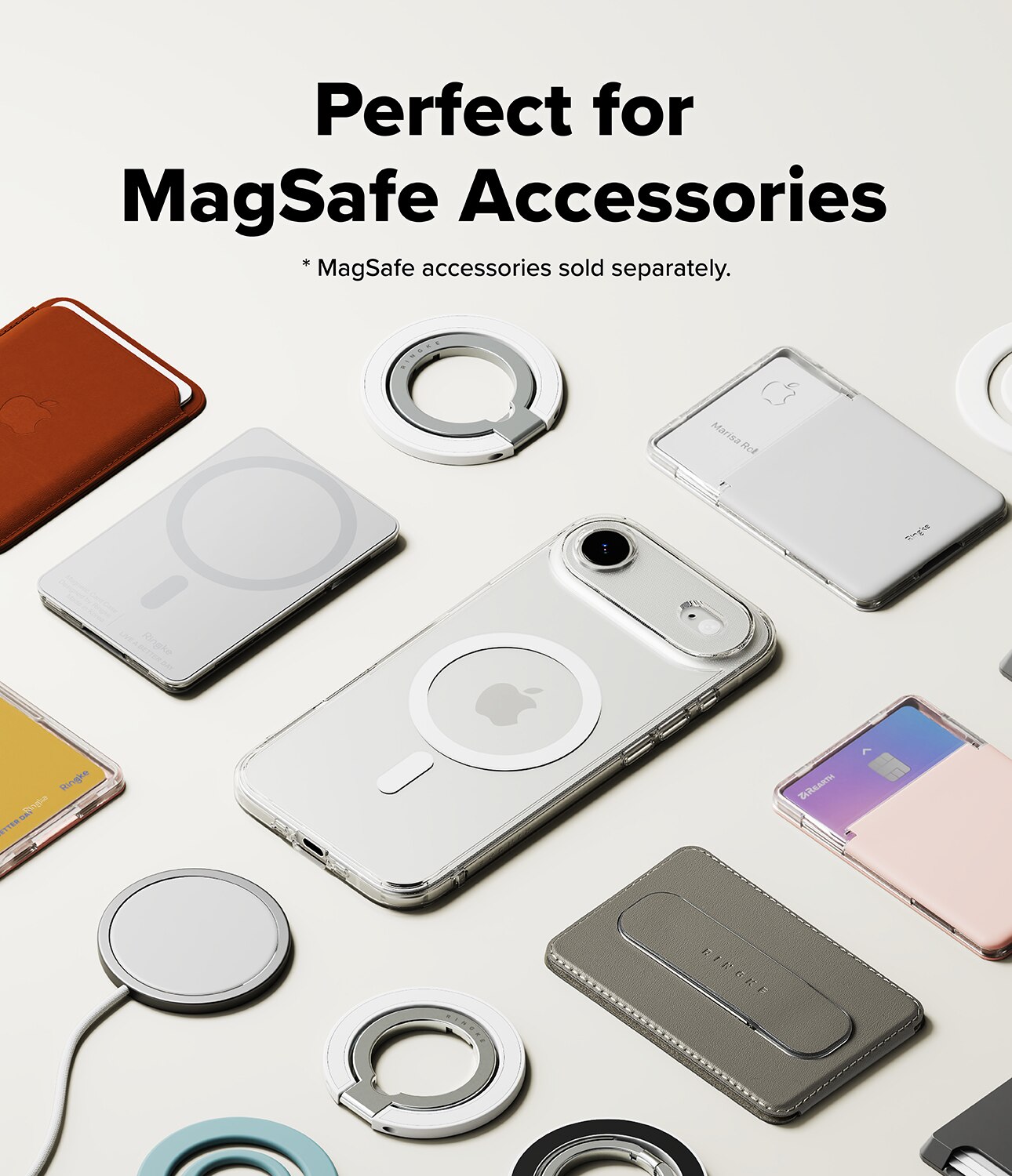 Cover Fusion Magnetic iPhone 17 Air Trasparente