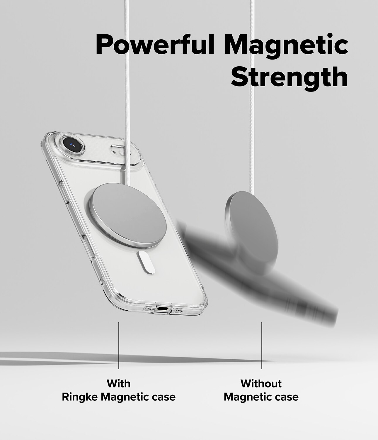 Cover Fusion Magnetic iPhone 17 Air Trasparente