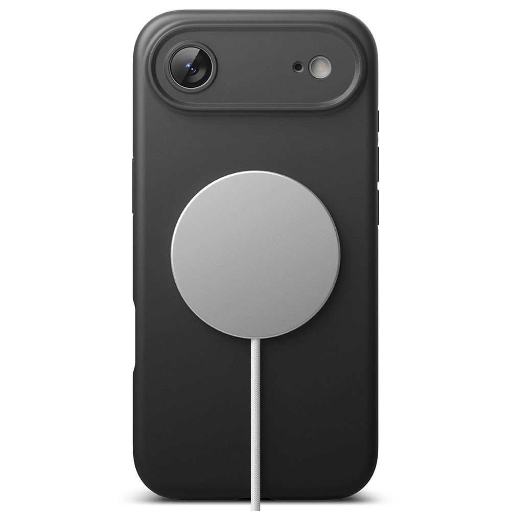 Silicone Magnetic Cover iPhone 17 Air Black