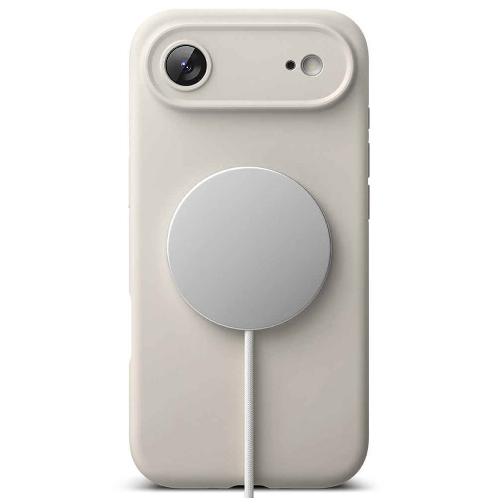Silicone Magnetic Cover iPhone 17 Air Stone