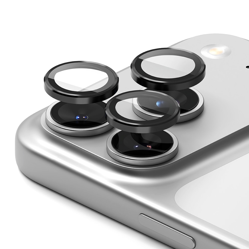 Camera Lens Frame Glass (2 pezzi) iPhone 17 Pro Max Black