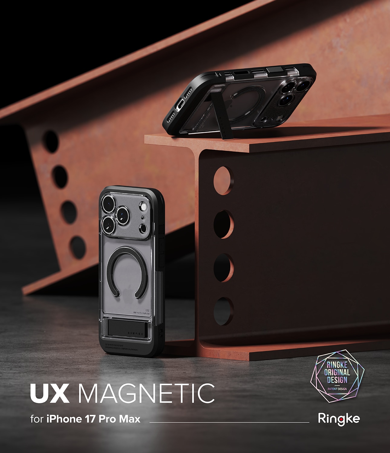 Cover UX Magnetic iPhone 17 Pro Max Smoke Black
