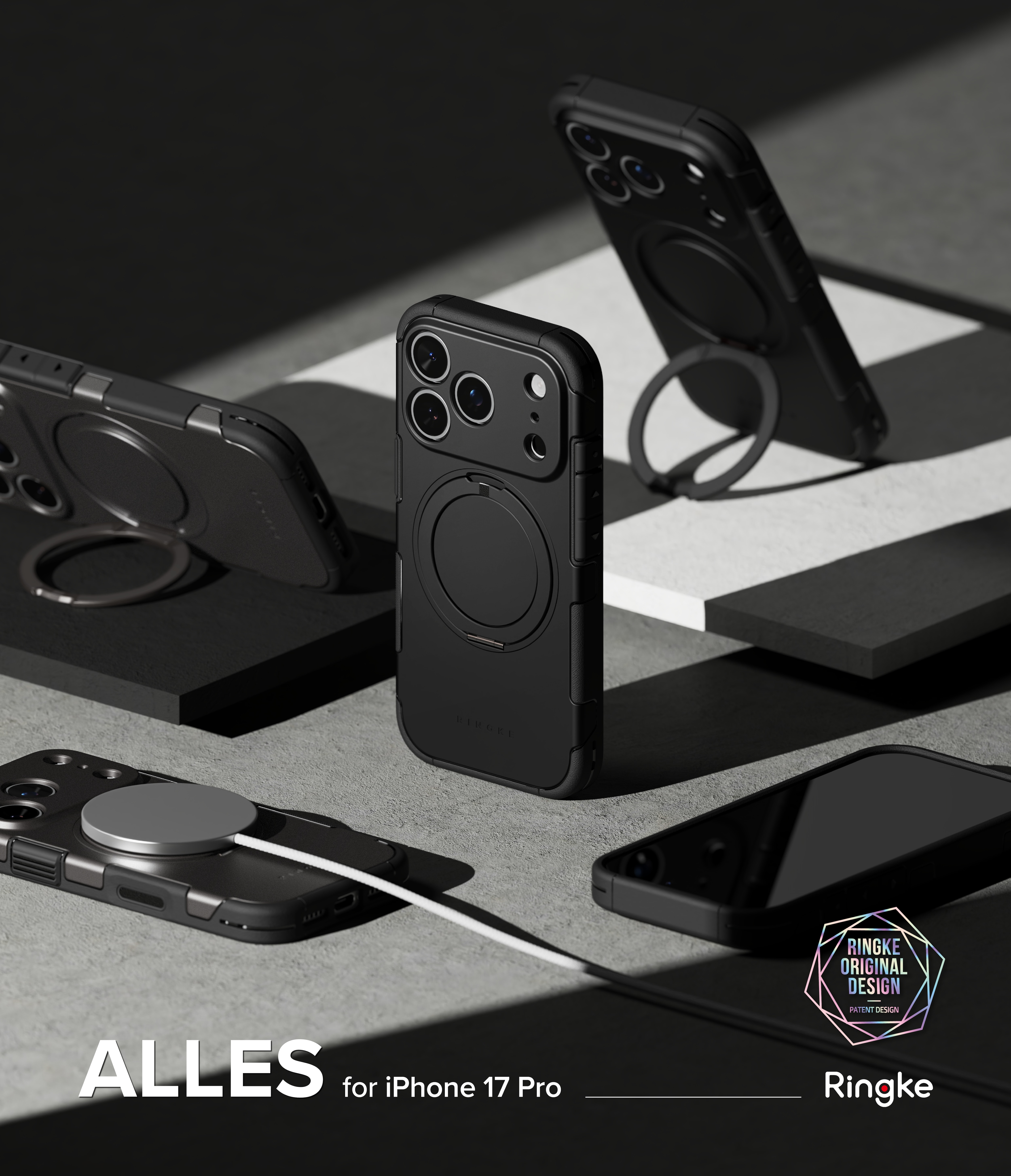Alles Magnetic Cover iPhone 17 Pro Nero