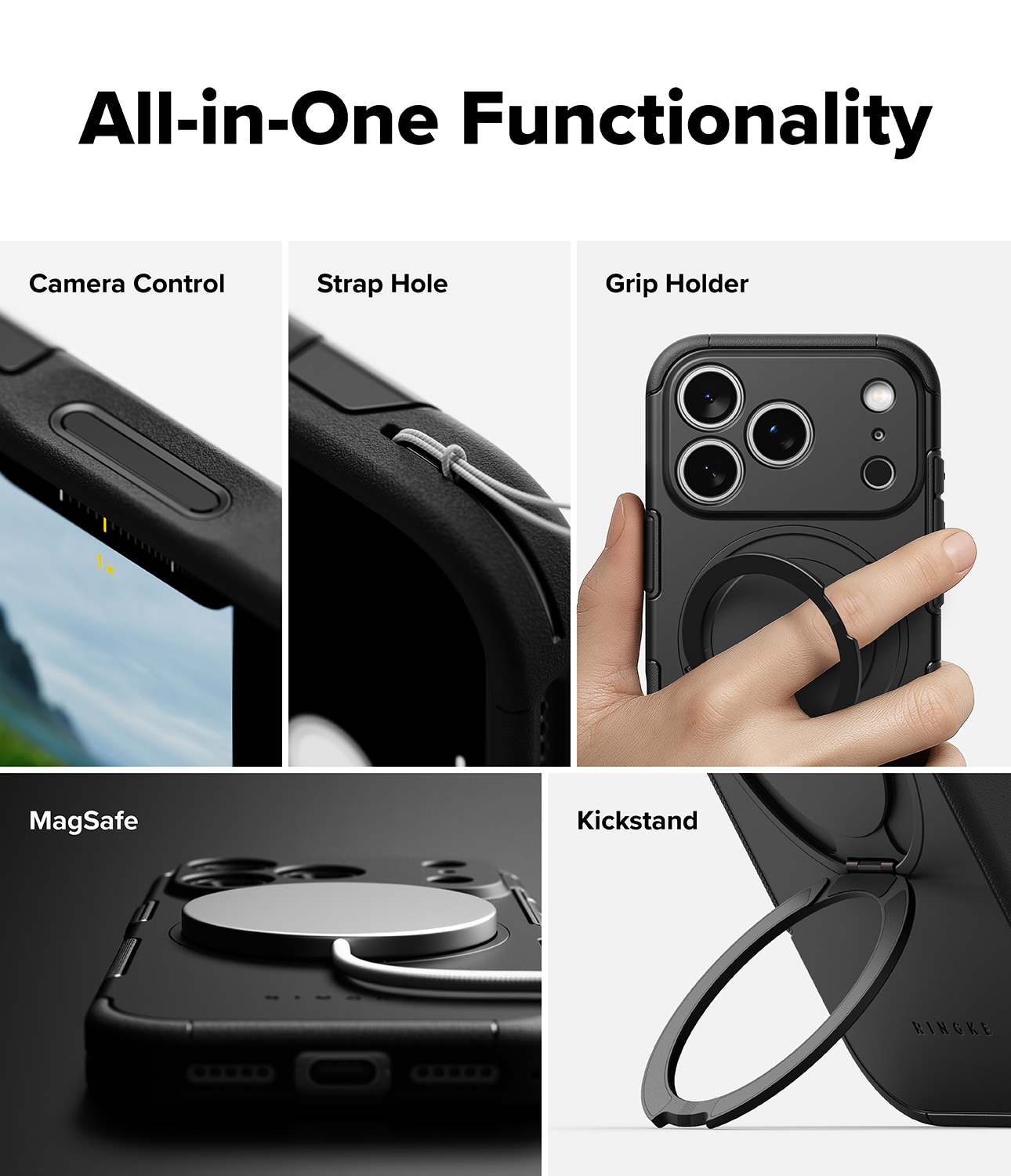 Alles Magnetic Cover iPhone 17 Pro Nero
