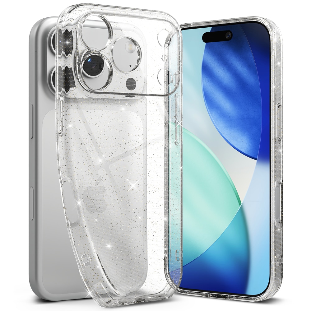 Cover Air iPhone 17 Pro Glitter Clear