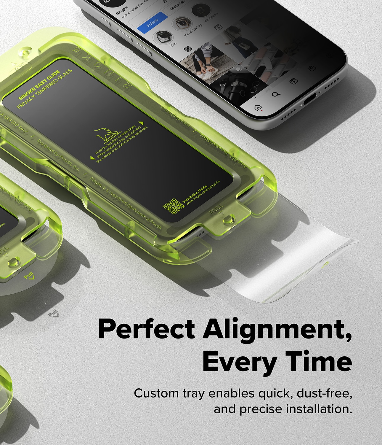 Easy Slide Privacy Glass (2 pezzi) iPhone 17 Pro Max