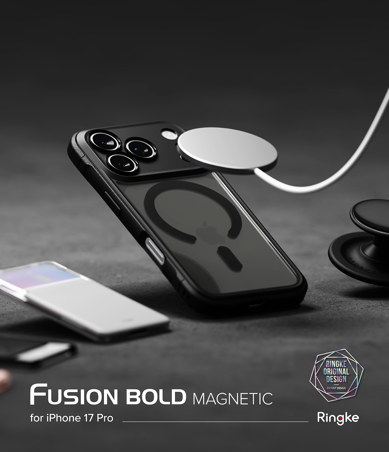 Cover Fusion Bold Magnetic MagSafe iPhone 17 Pro Max Matte Black