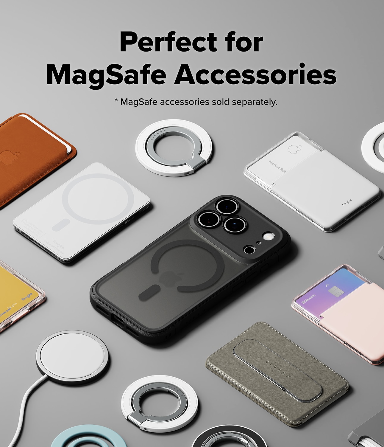 Cover Fusion Bold Magnetic MagSafe iPhone 17 Pro Max Matte Black