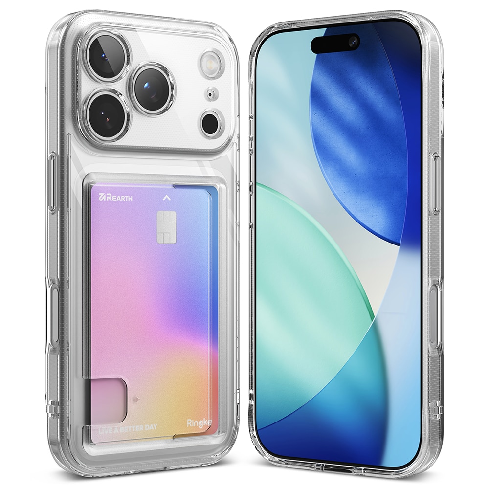 Cover Fusion Card iPhone 17 Pro Trasparente