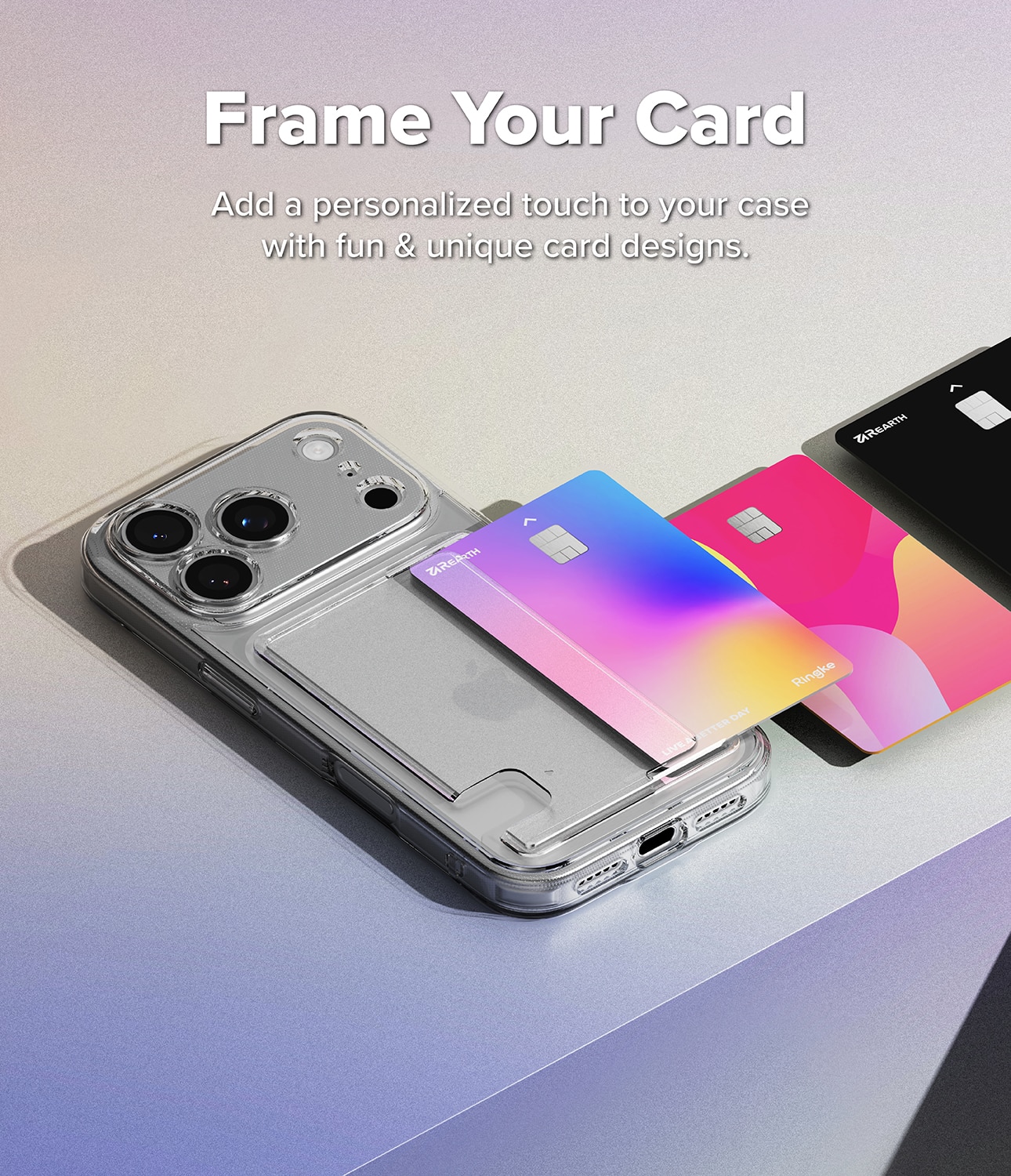 Cover Fusion Card iPhone 17 Pro Max Trasparente