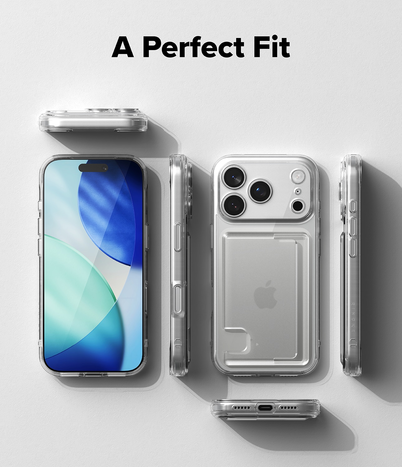 Cover Fusion Card iPhone 17 Pro Max Trasparente