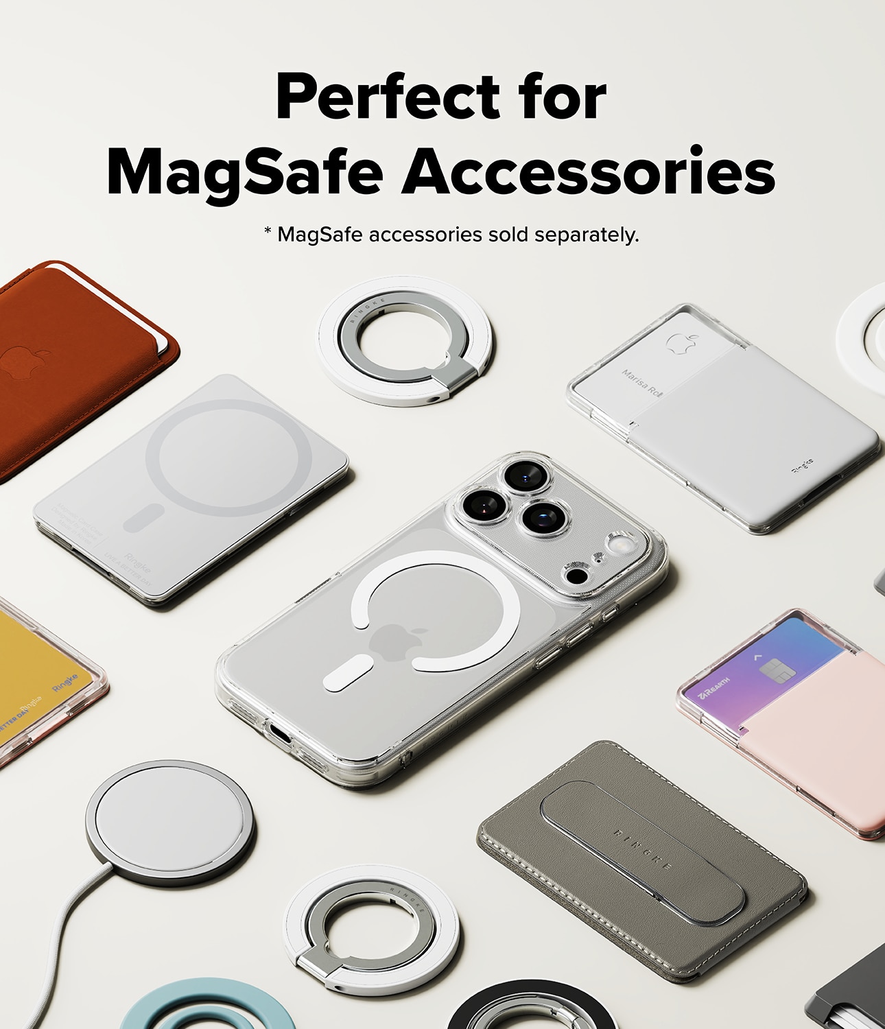 Cover Fusion Magnetic iPhone 17 Pro Max Trasparente