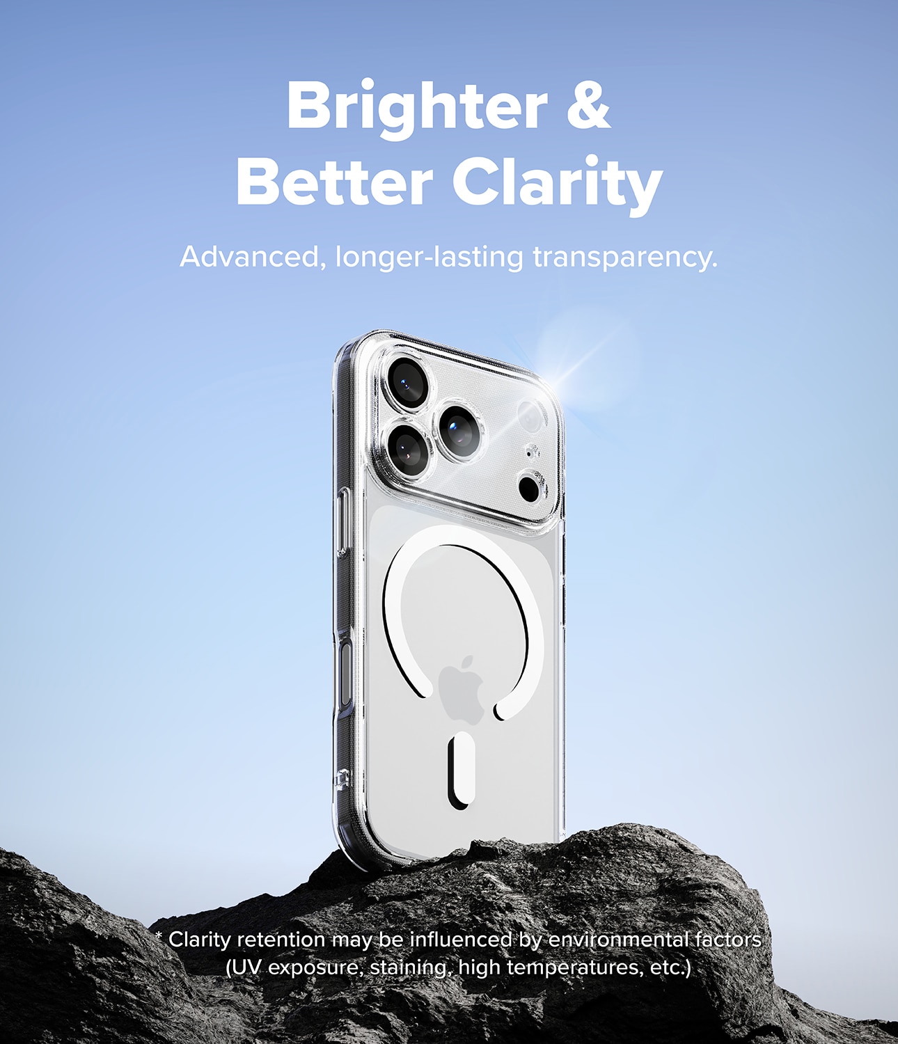 Cover Fusion Magnetic iPhone 17 Pro Max Trasparente