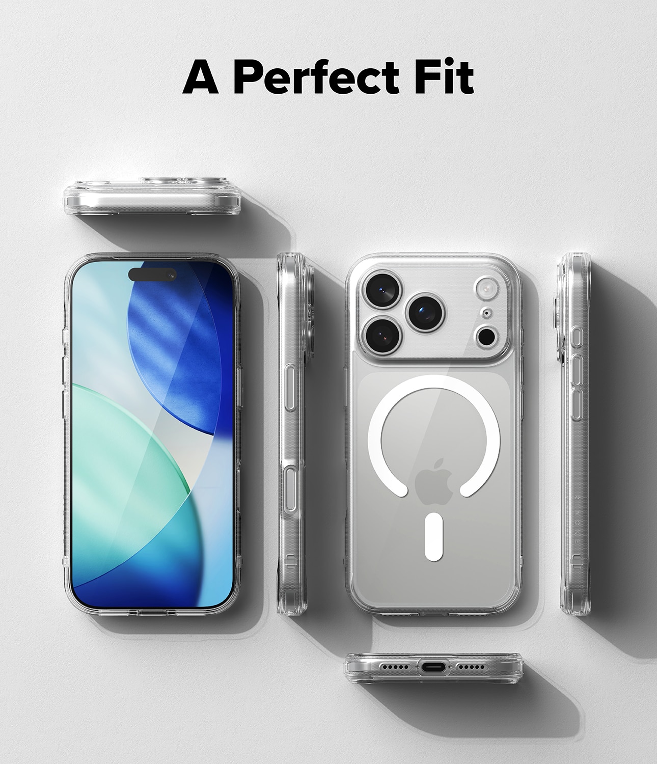 Cover Fusion Magnetic iPhone 17 Pro Max Trasparente
