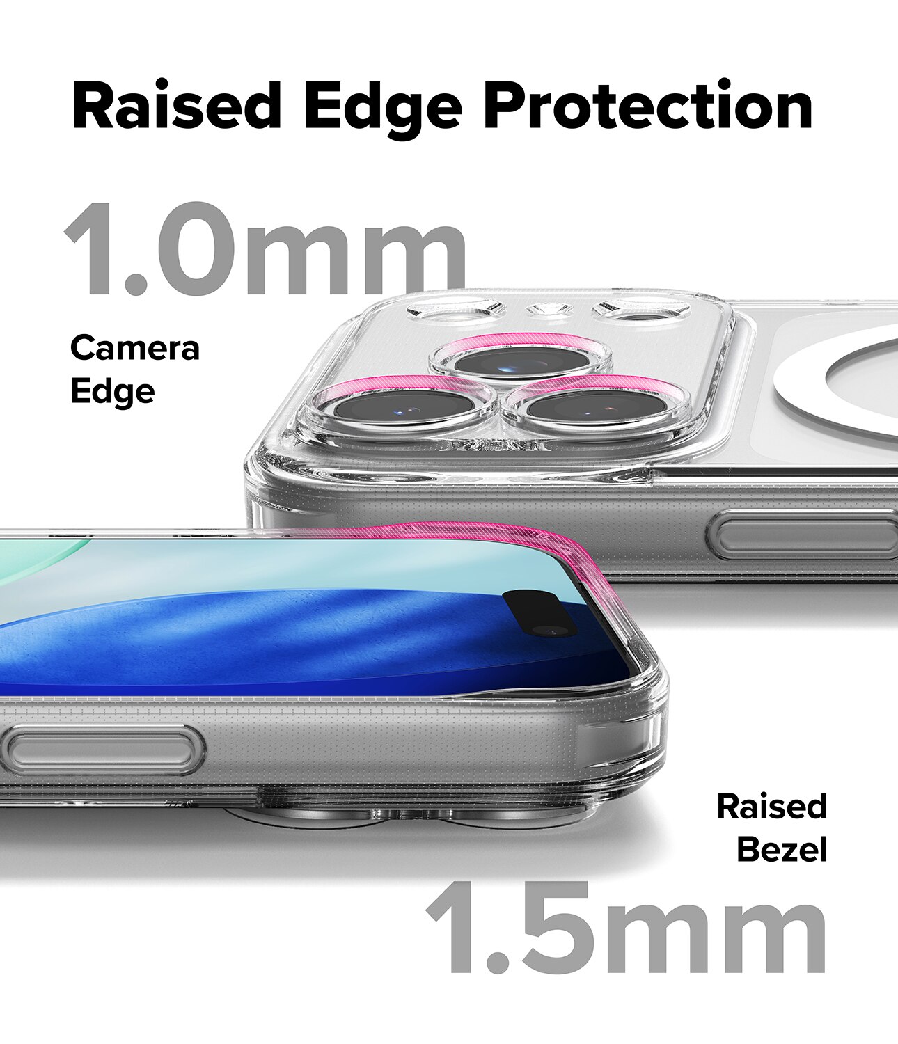 Cover Fusion Magnetic iPhone 17 Pro Max Trasparente