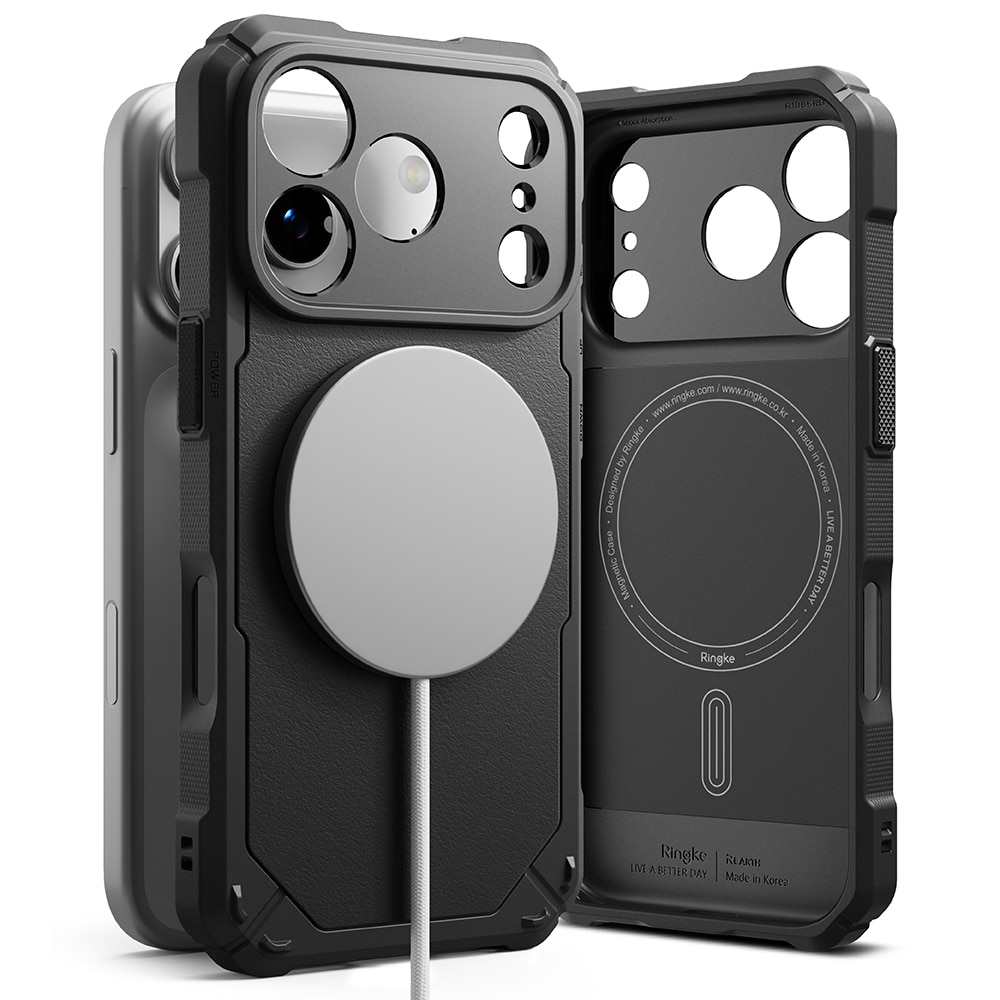 Rugged Gear Magnetic Cover iPhone 17 Pro Black